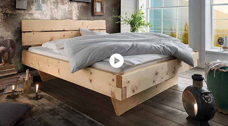 Unsere Betten aus Massivholz